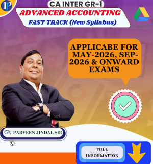 CA INTER GR-1 ADVANCED ACCOUNTING FAST TRACK (New Syllabus)